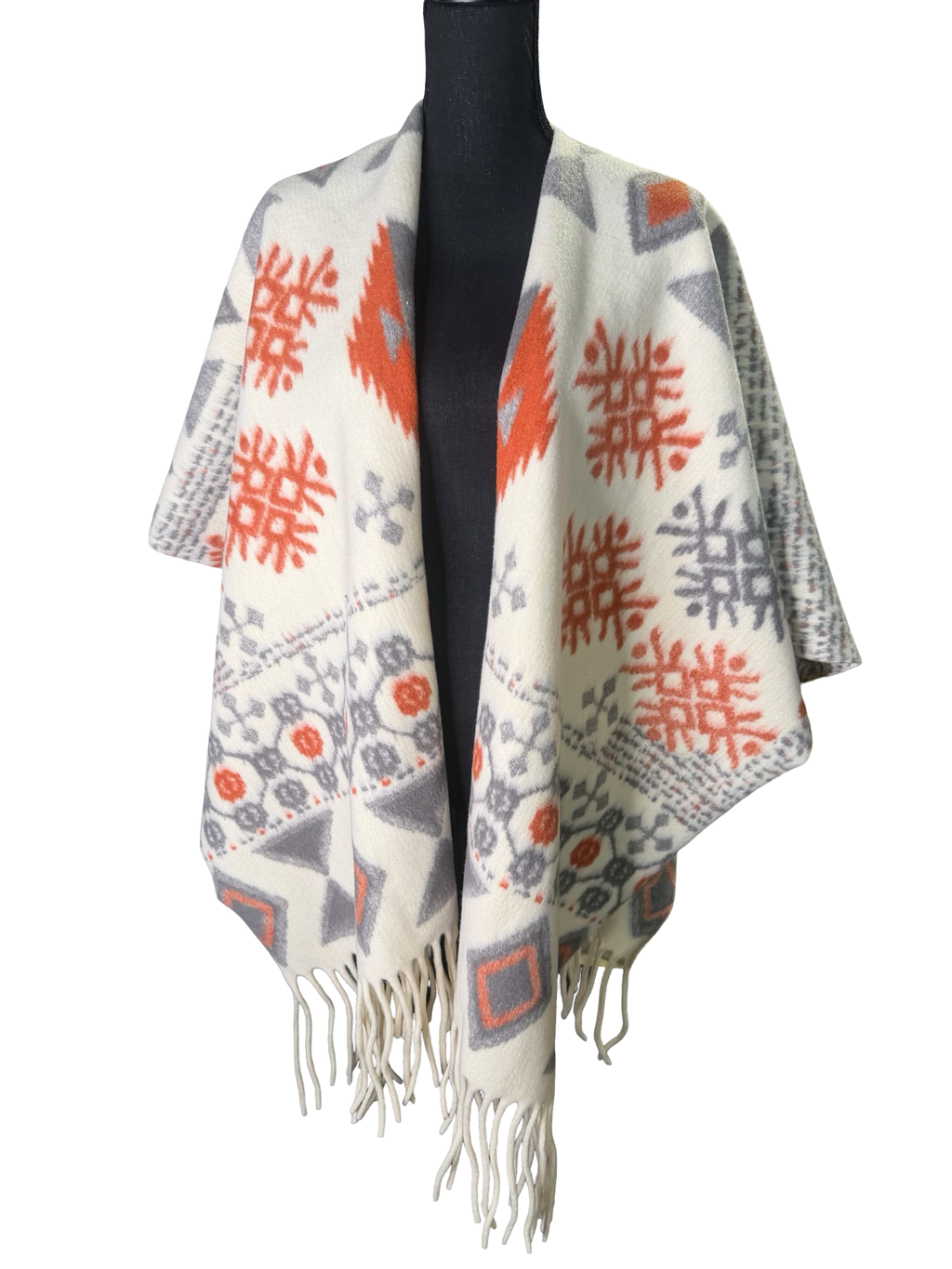 Fringe Wrap Ponco - The Vault by Sacha
