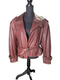 Rich Burgundy Moto - The Vault by Sacha