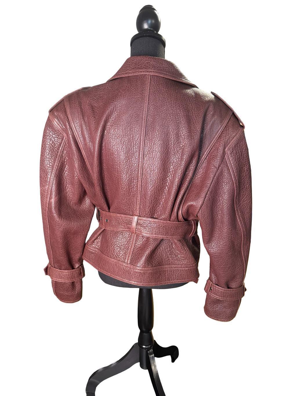Rich Burgundy Moto - The Vault by Sacha