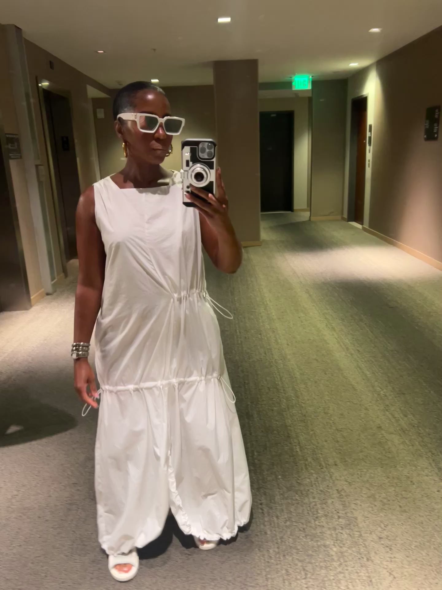 Sky Club Parachute Dress