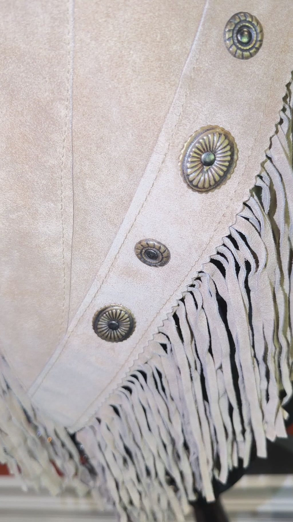 Wild West One-of-a-Kind Fringe Poncho