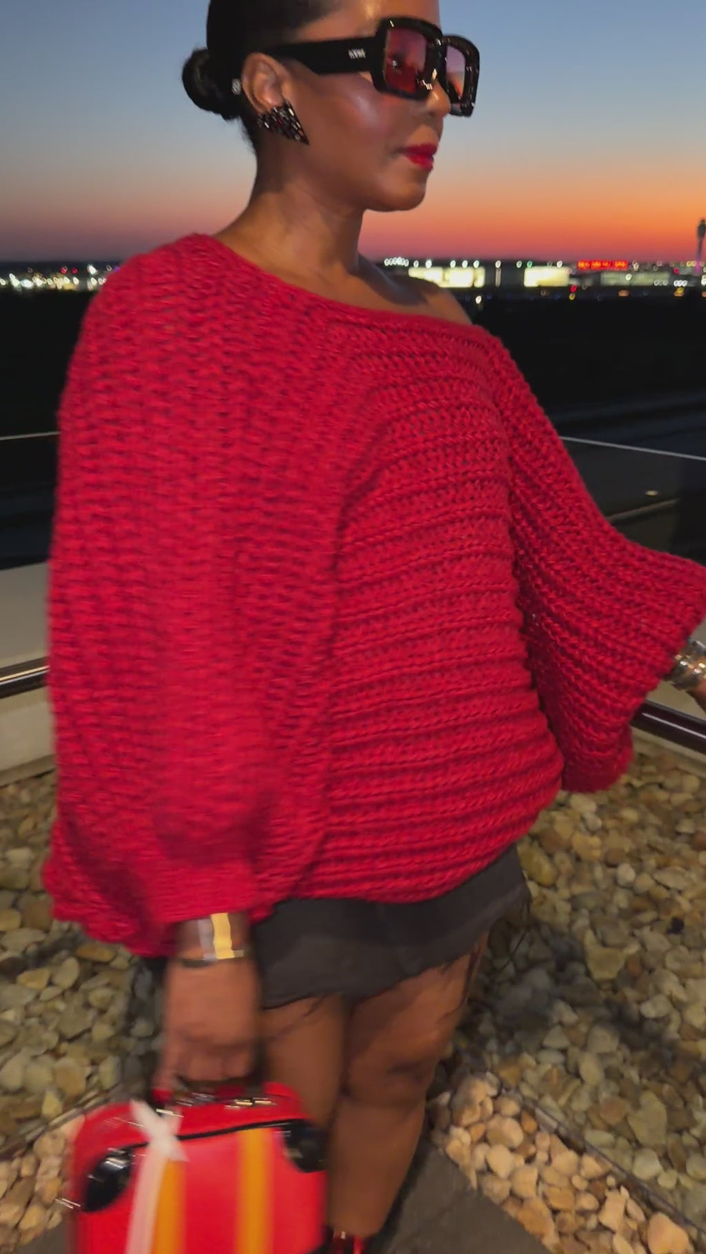 Scarlet Muse Convertible Knit Top