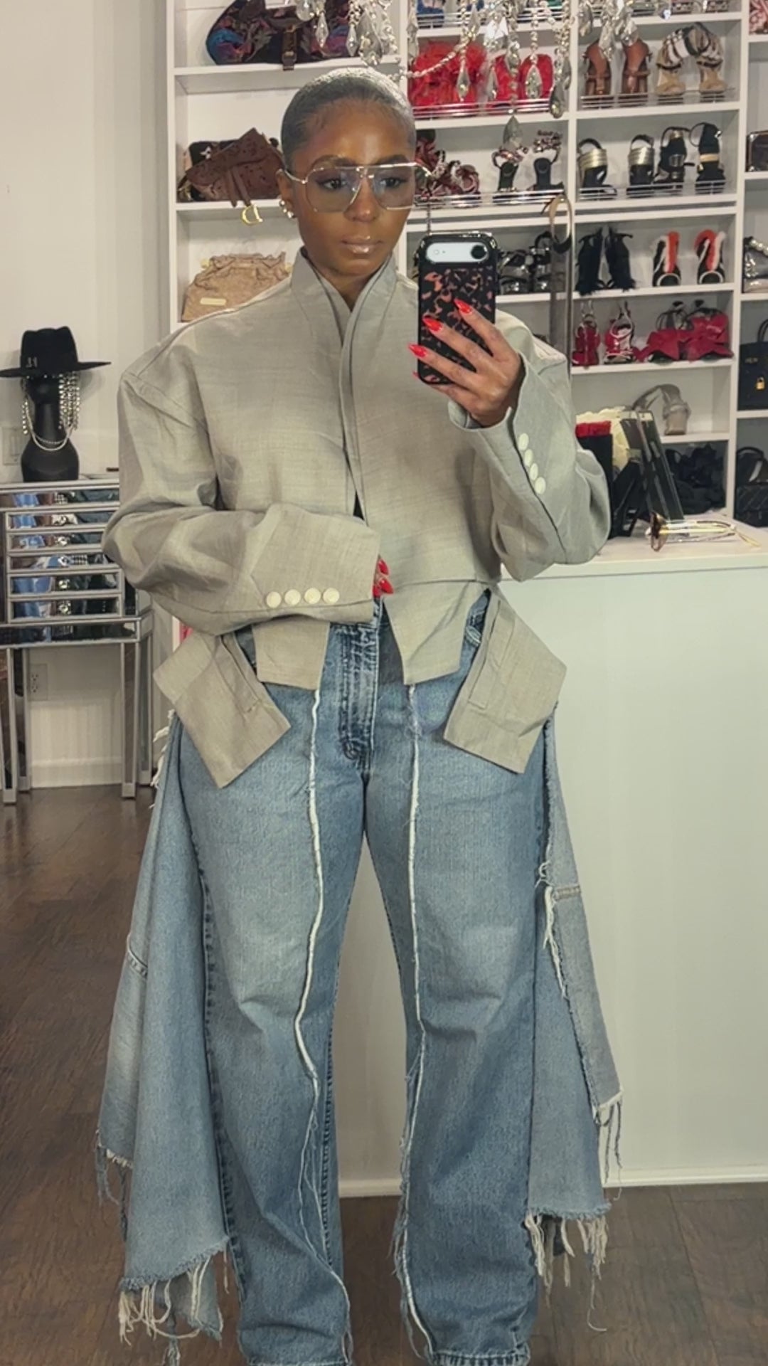 All Angles Grey Blazer