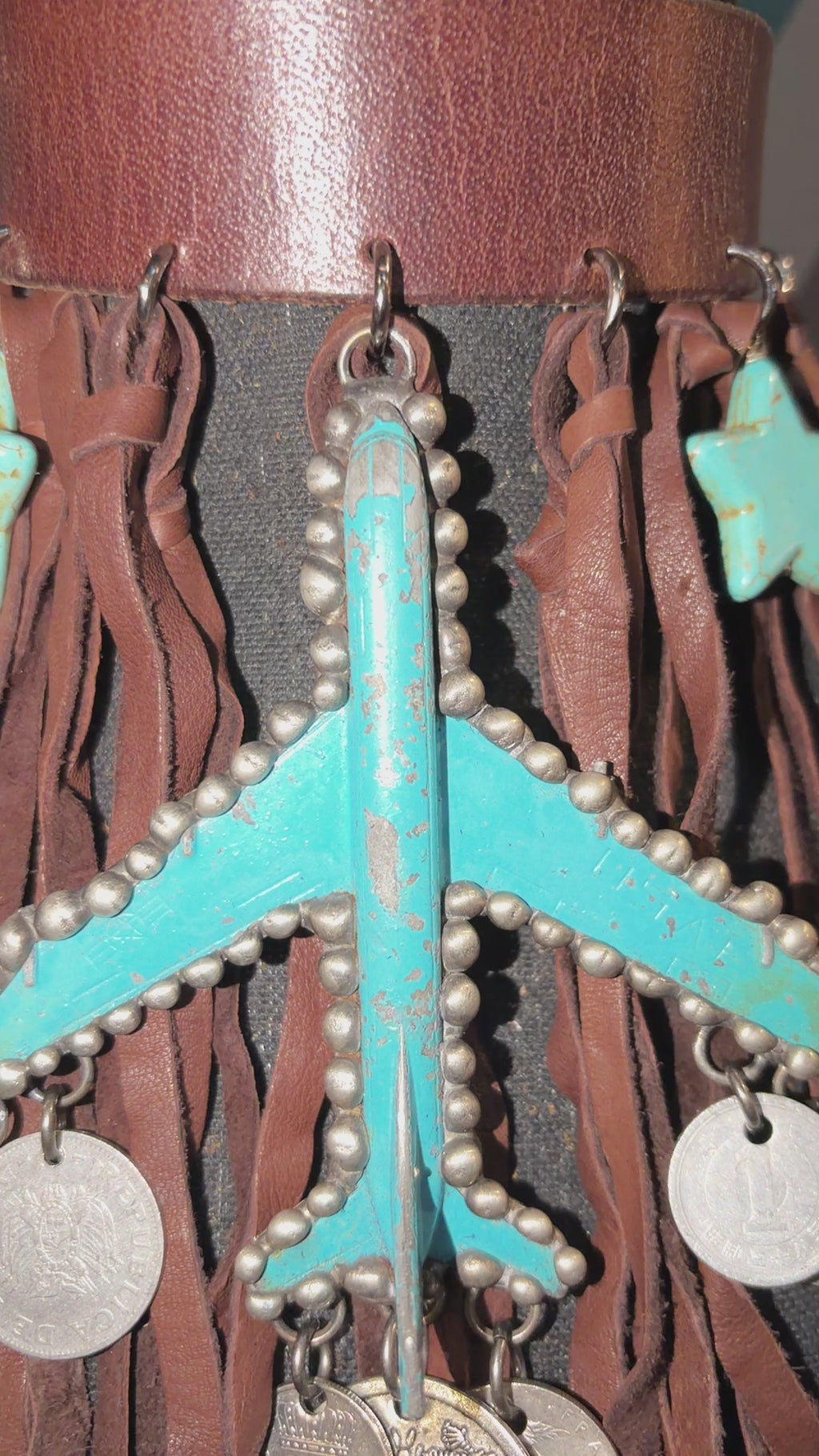Free Bird Handmade Leather Choker
