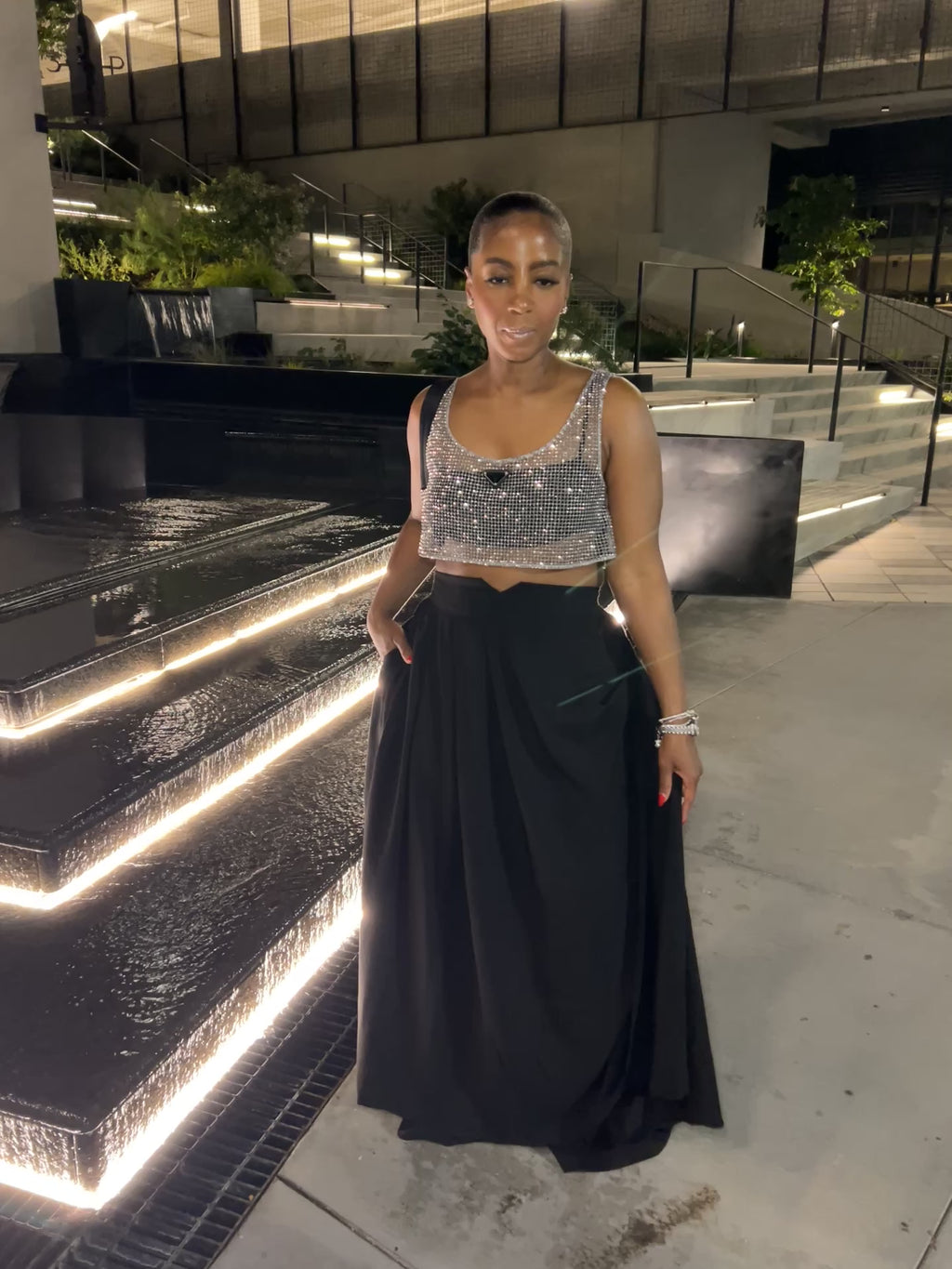 Black Drape Pants 6/20