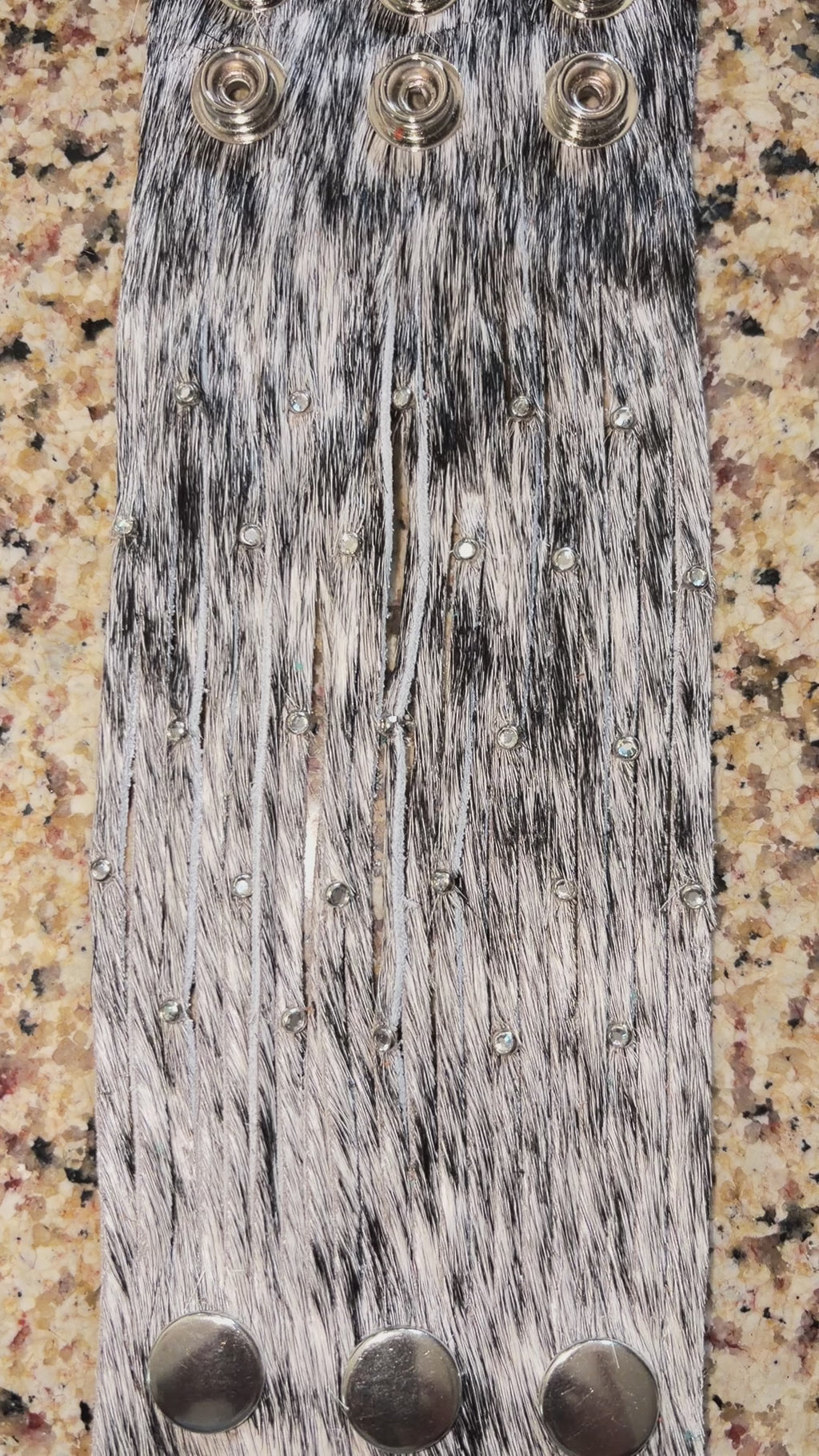 Fringe cuff bracelets