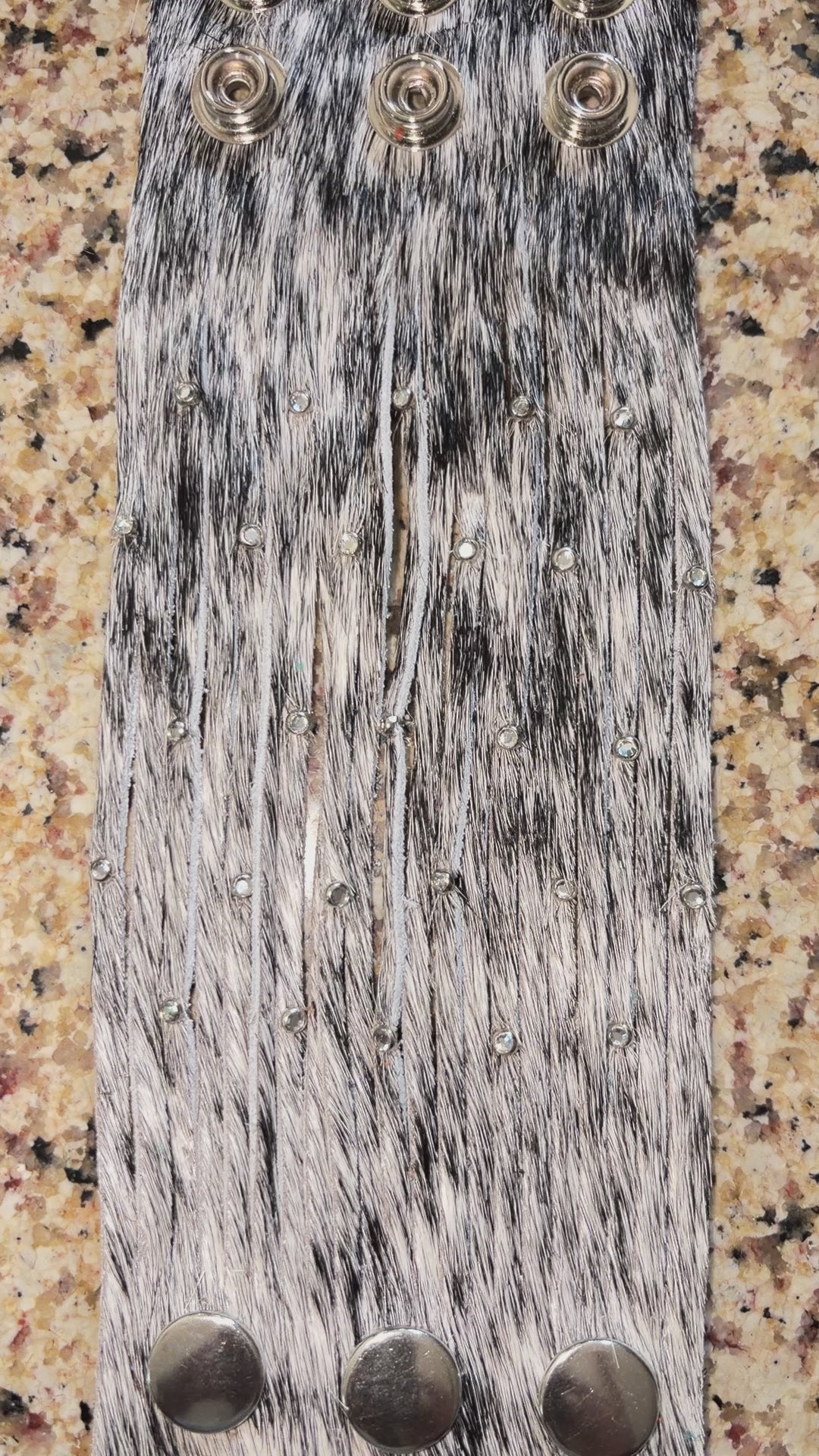 Fringe cuff bracelets