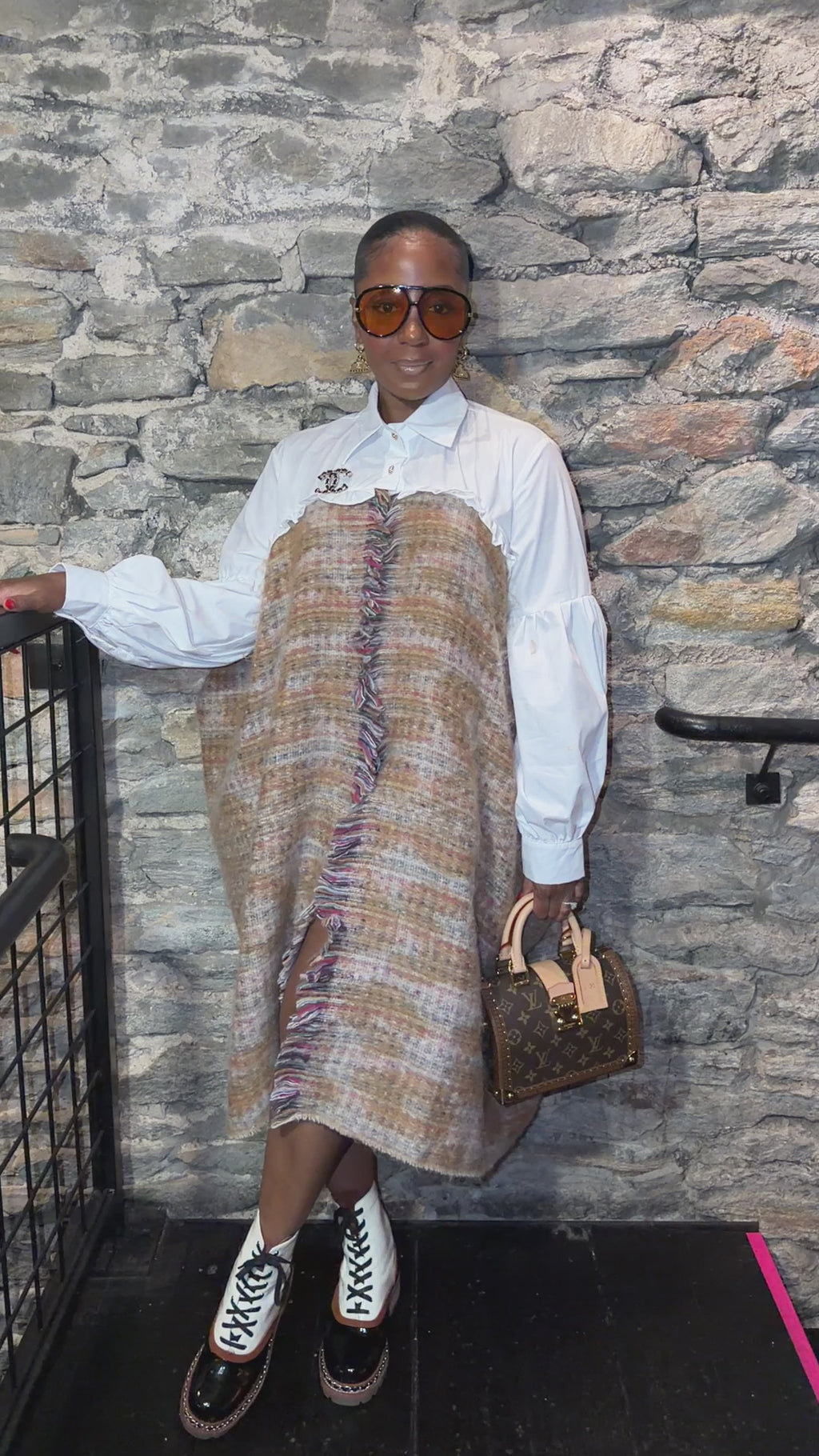 The Tweed Affair Shirt Dress ships 10/20