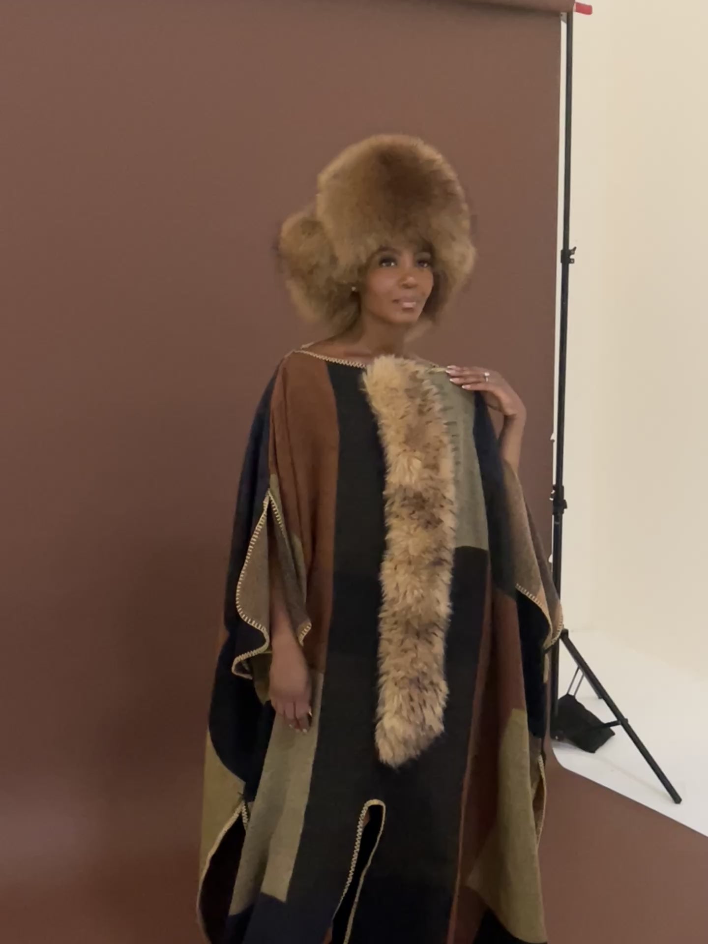 Empress Fur Kimono/Poncho