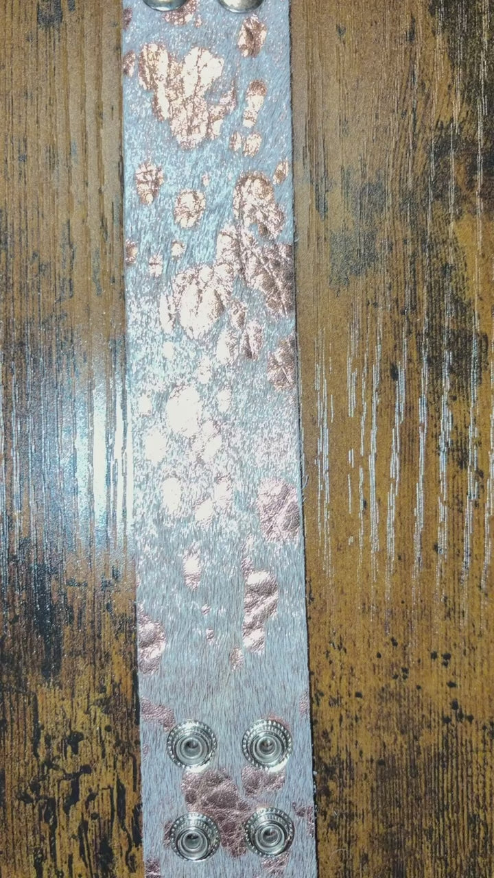 The Studded Collection - Genuine Leather Cuff Bracelet
