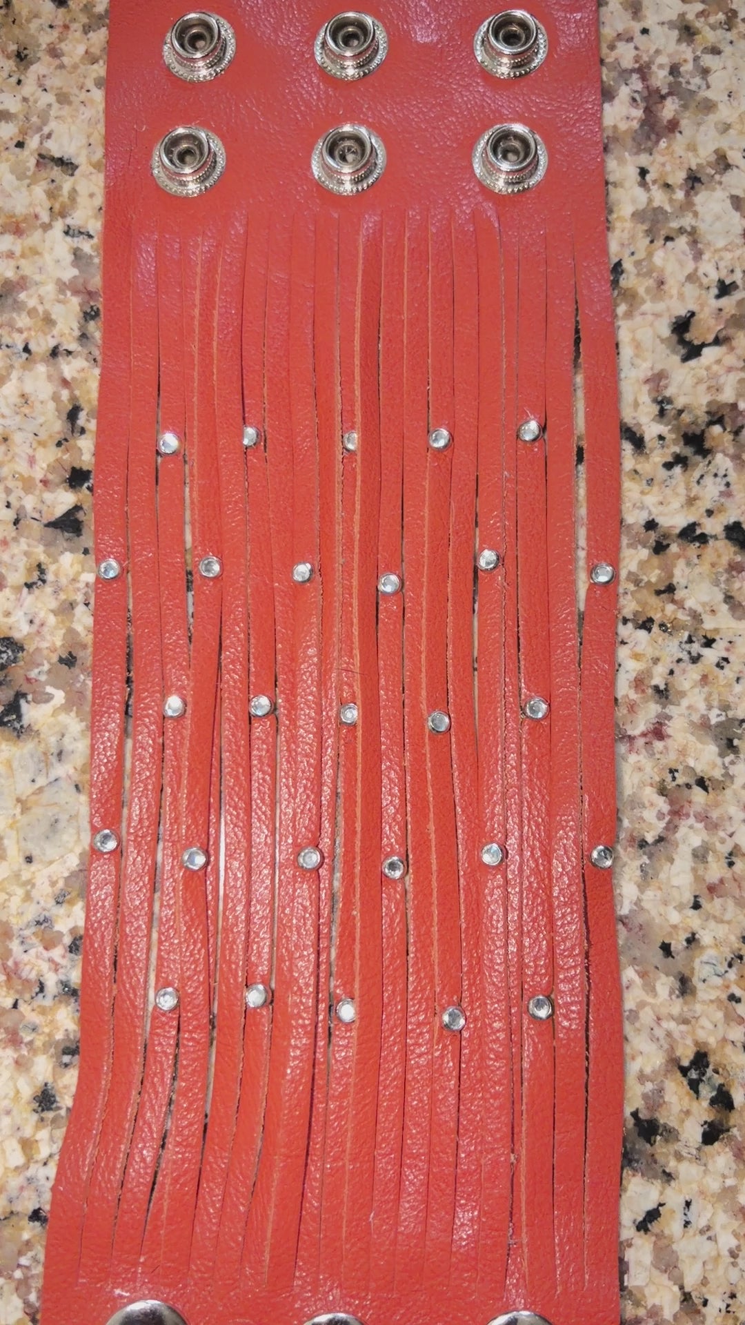 Fringe cuff bracelets