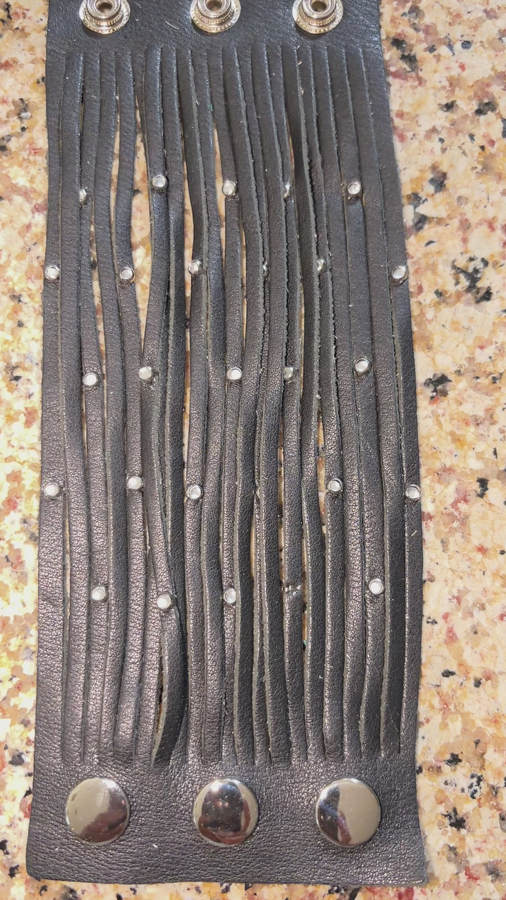 Fringe cuff bracelets