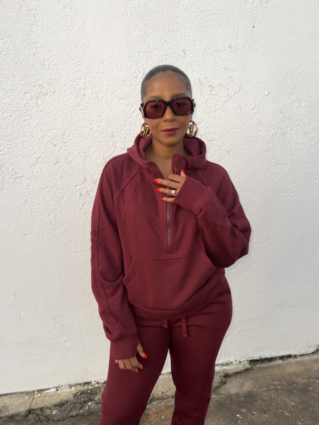 Bordeaux Jogger Set
