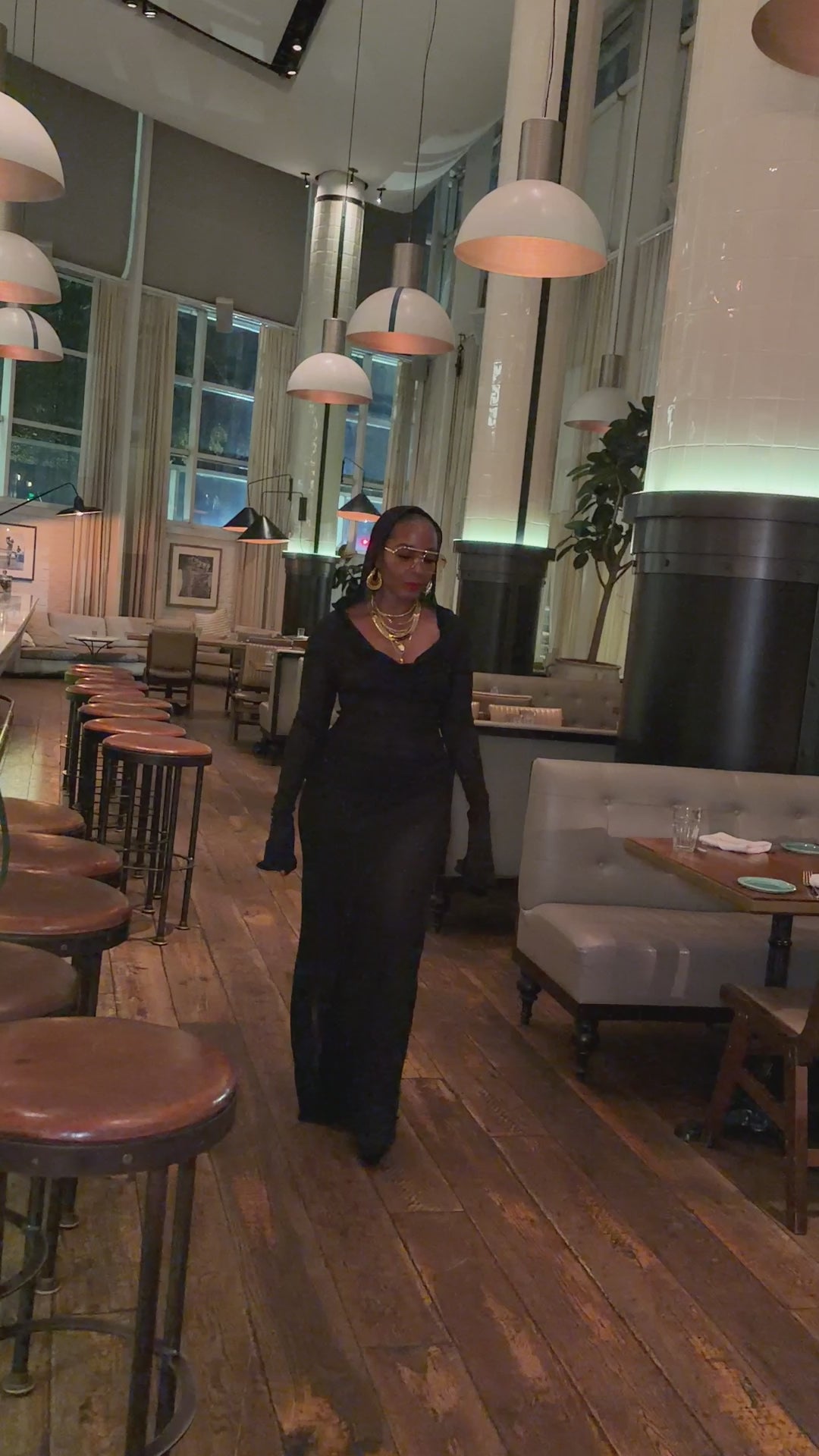 From the Shadows Hooded Drape Dress