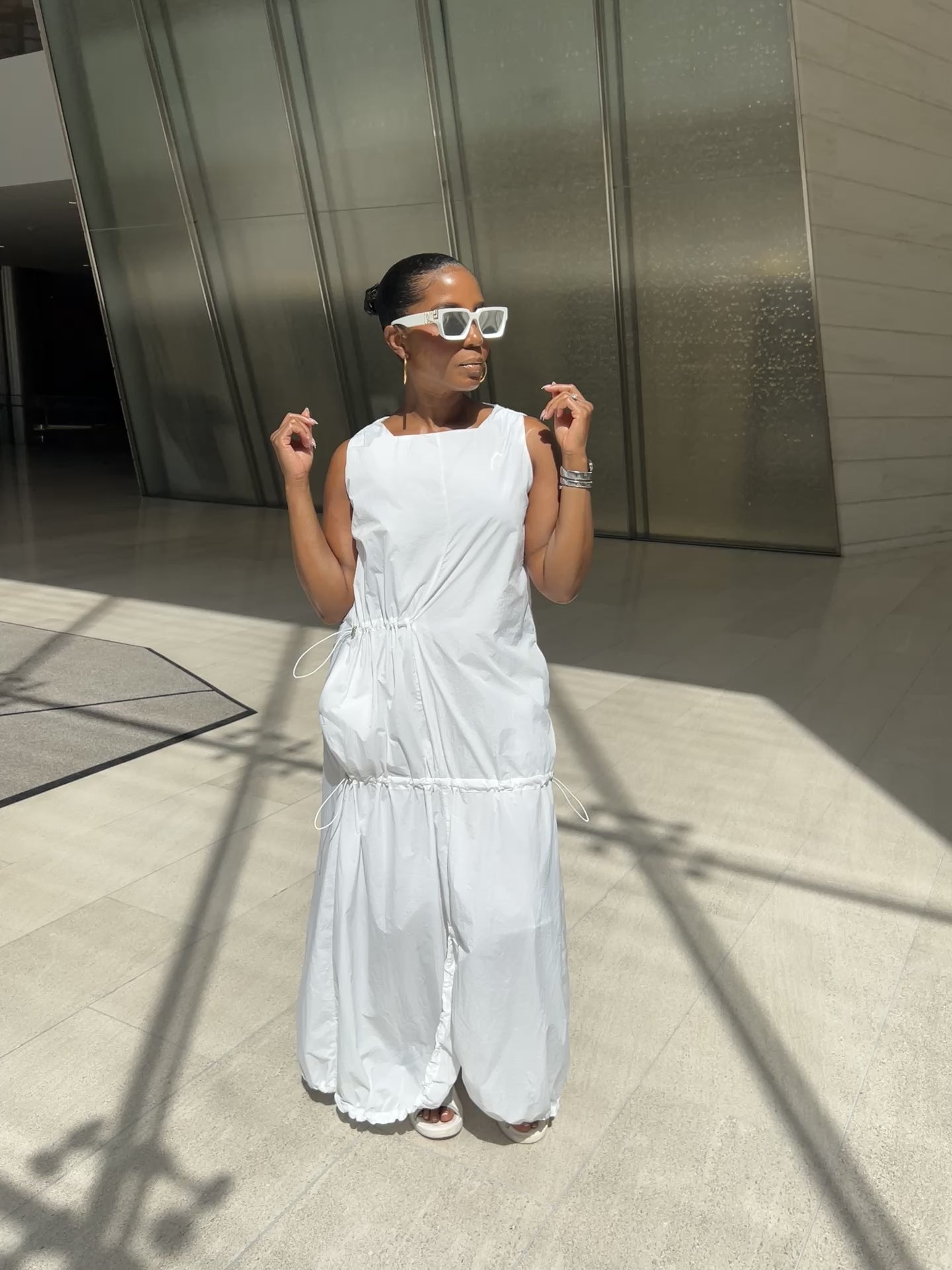 Sky Club Parachute Dress