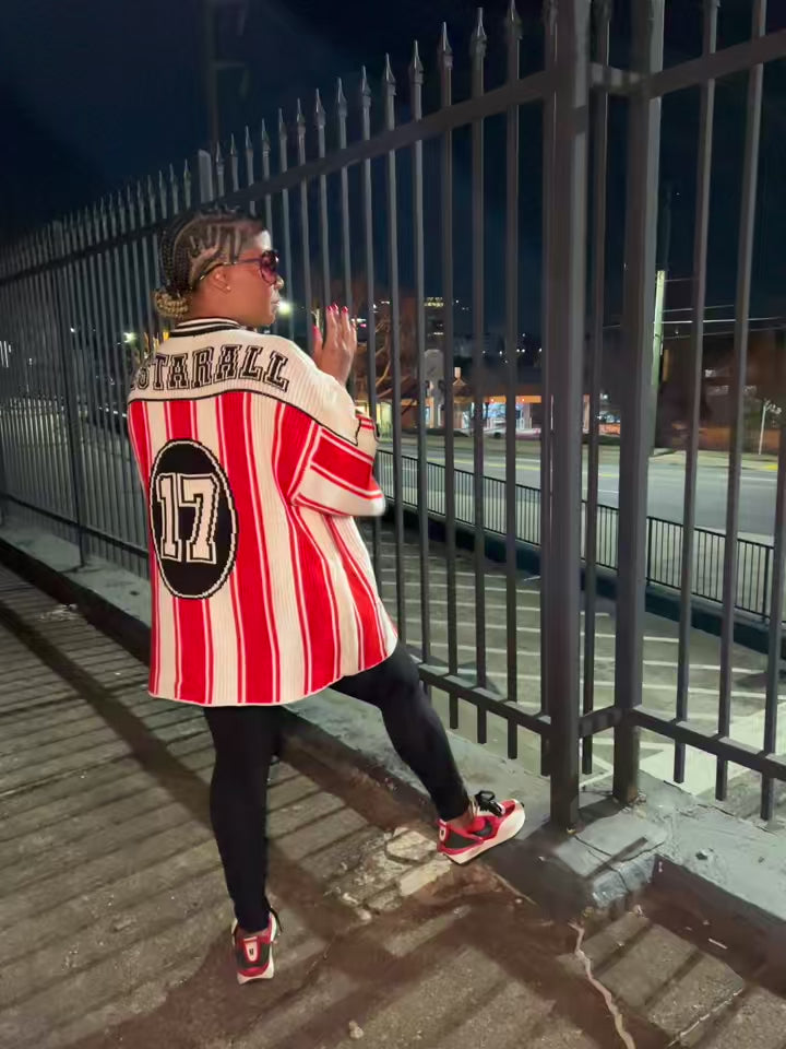 Restarall 17 Oversized Thick Knit Jersey