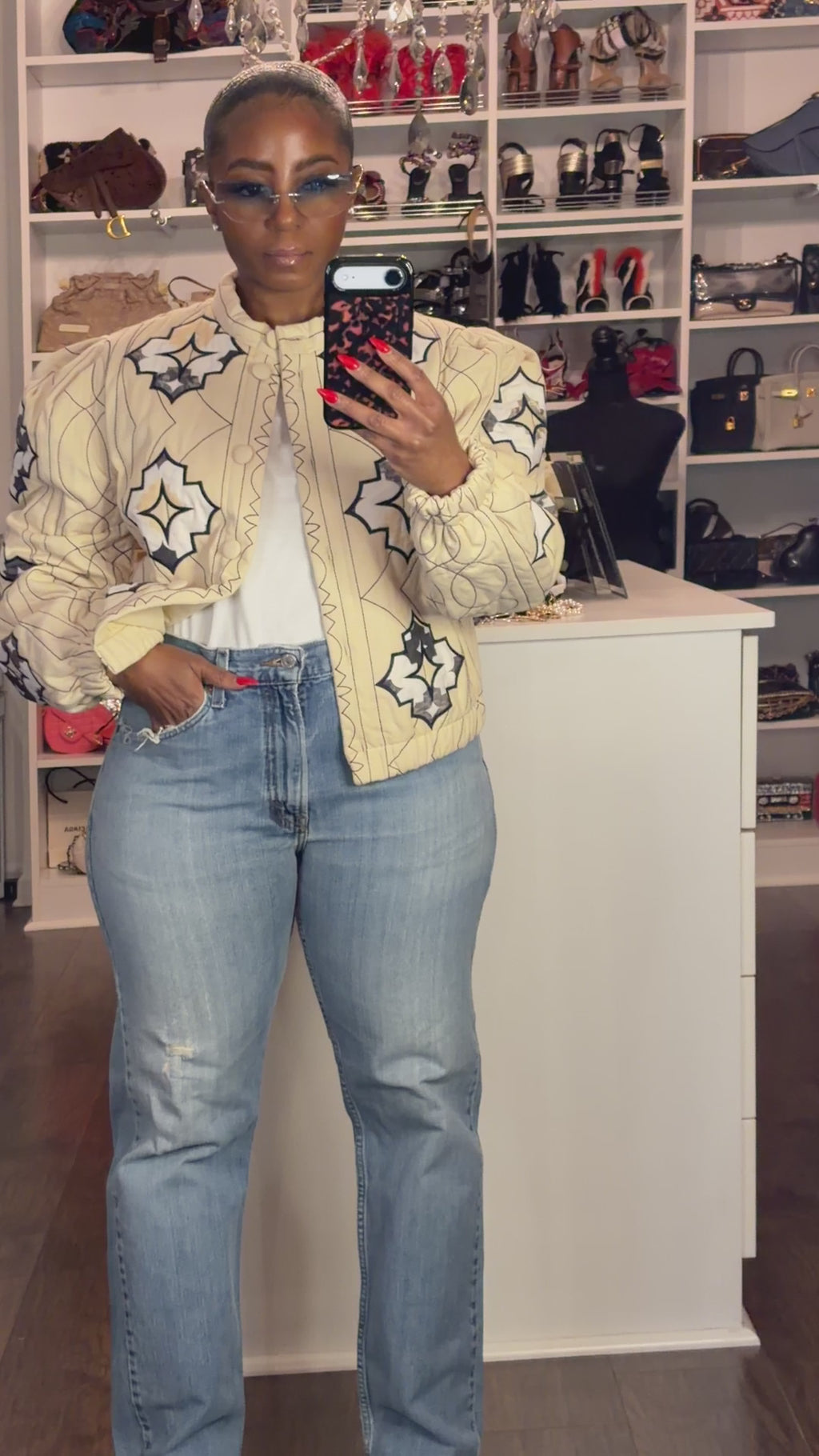 Bohemian Embroidered Quilted Jacket