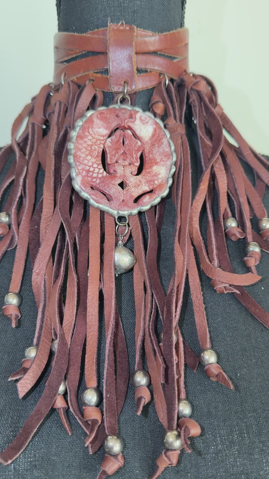 Twin souls fringe Choker