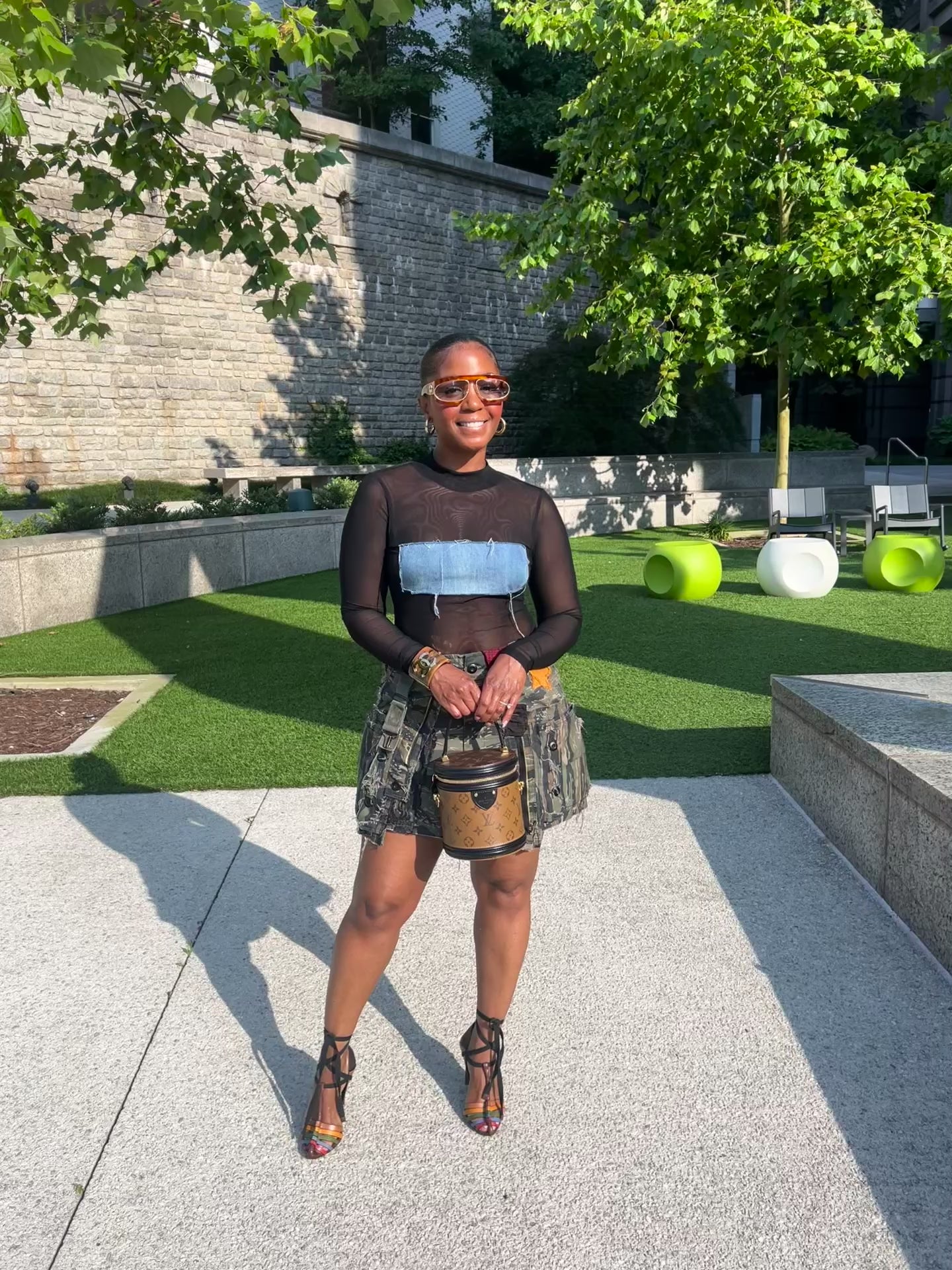 ✂️🪡Custom Camo Cargo Skirt