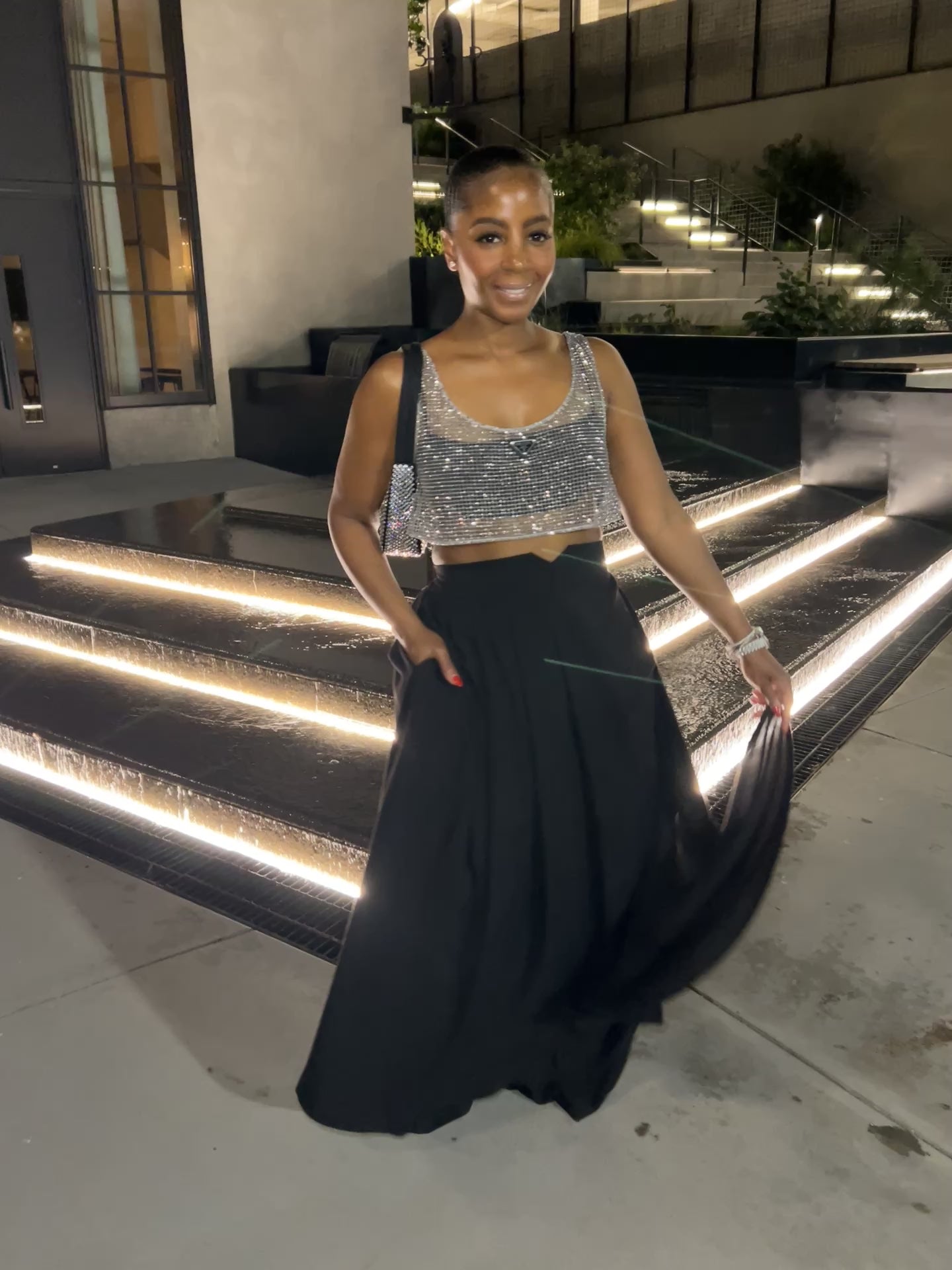 Black Drape Pants 6/20