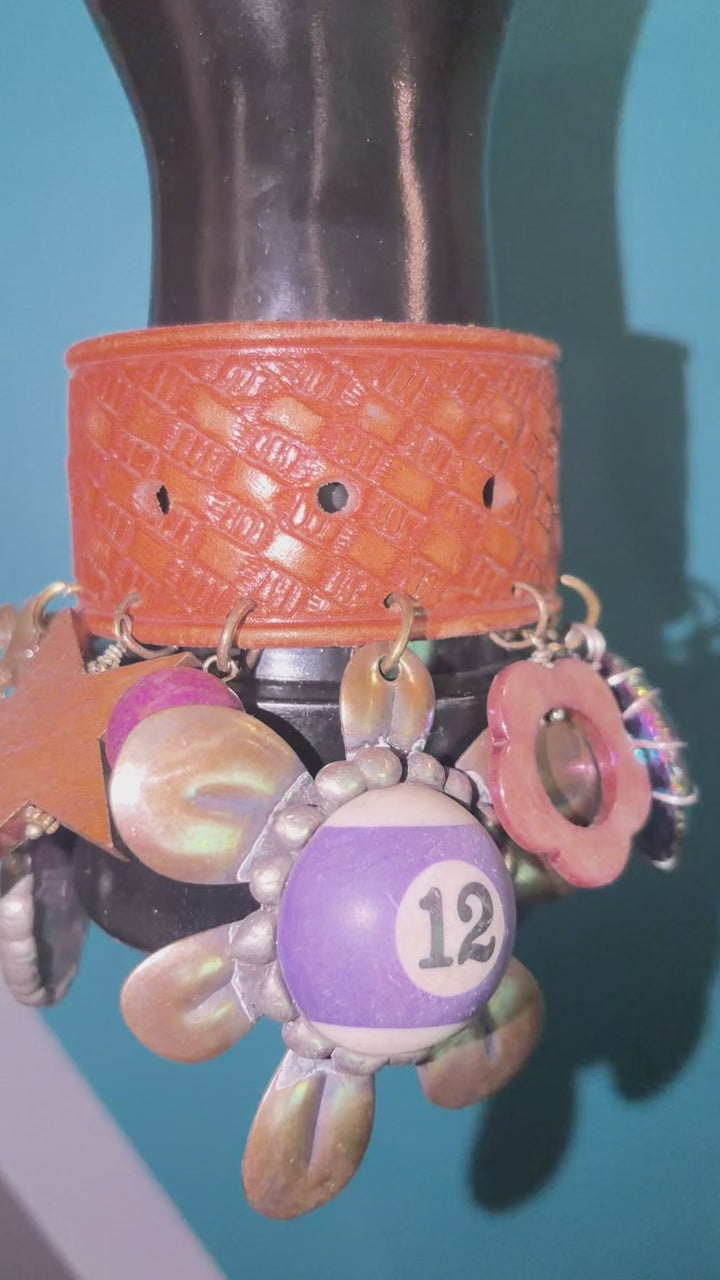 Lucky 12 Handmade Leather Bracelet