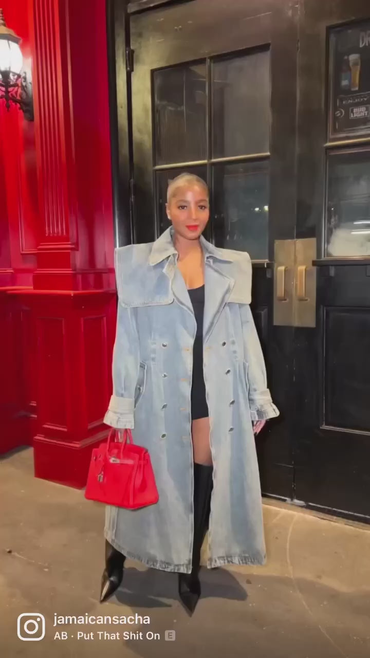 Denim Trench