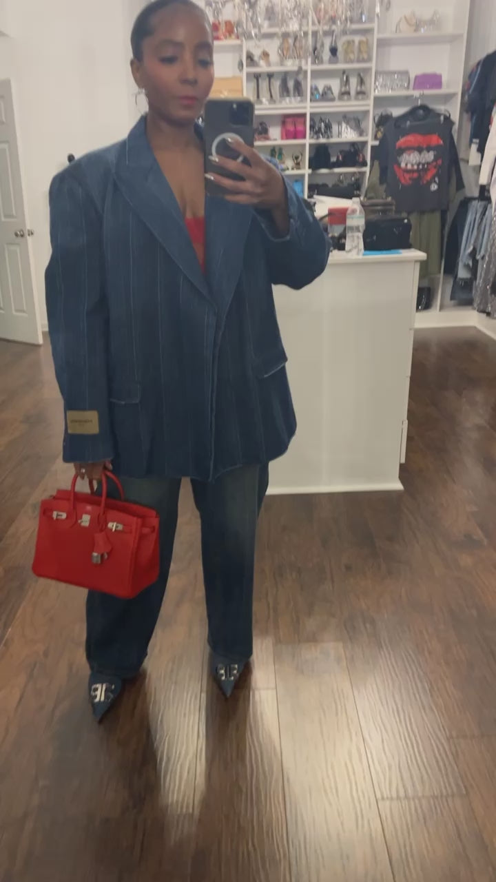 Denim Blazer & Jeans- Sold Separate