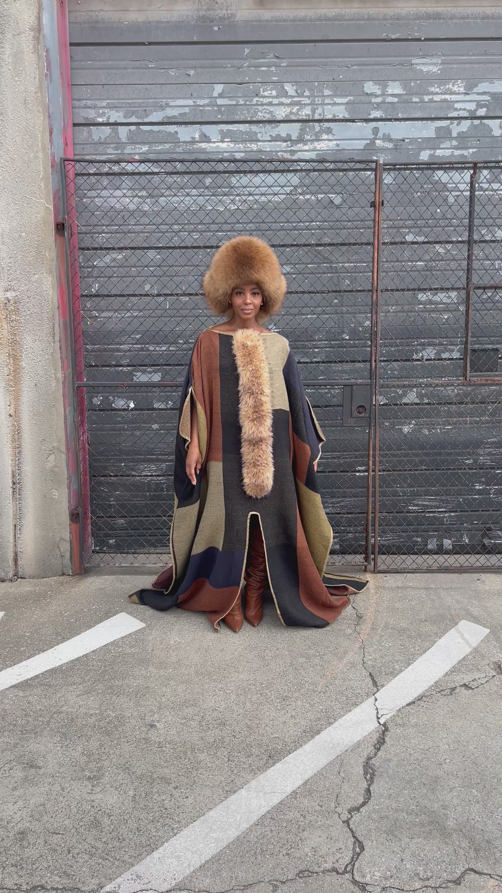 Empress Fur Kimono/Poncho