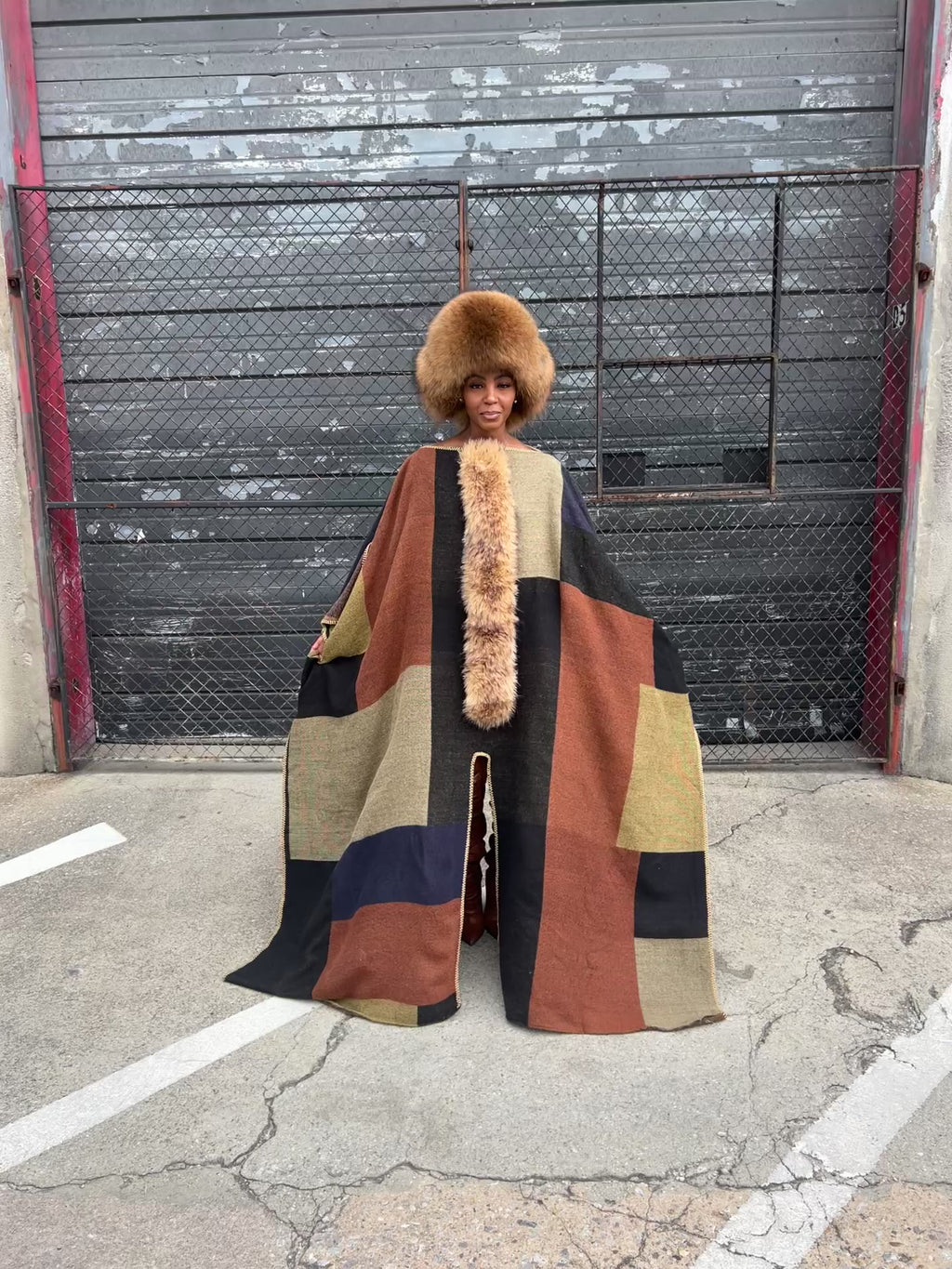 Empress Fur Kimono/Poncho
