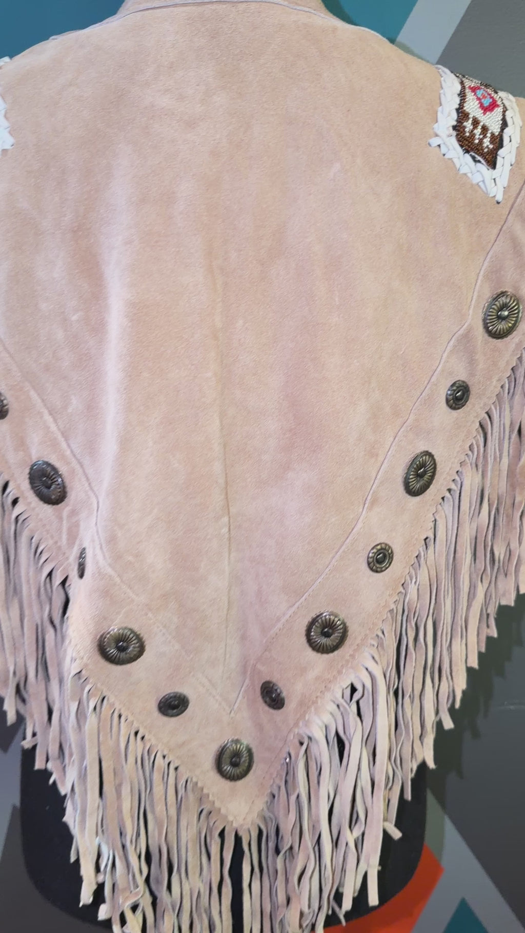 Wild West One-of-a-Kind Fringe Poncho