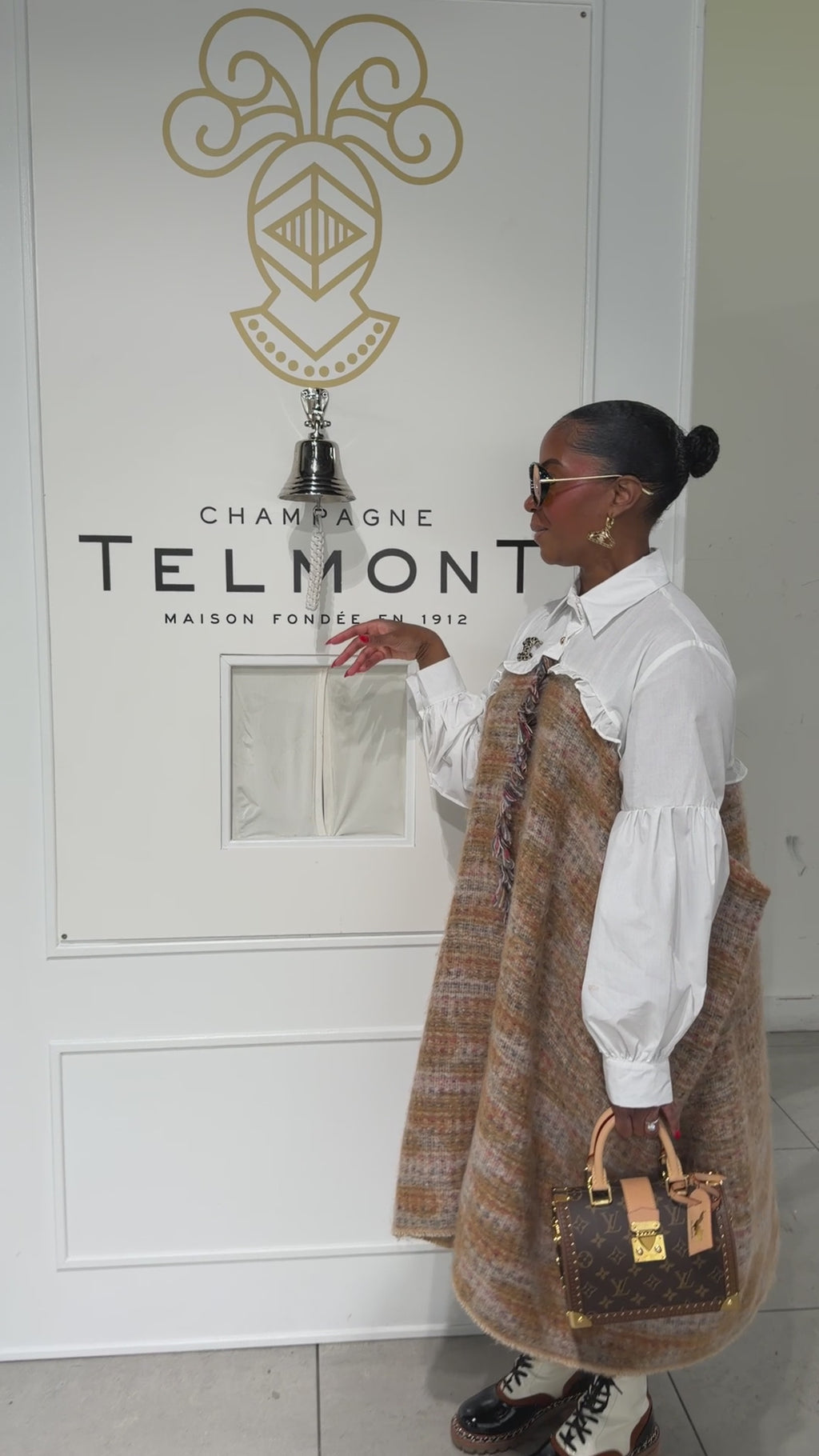 The Tweed Affair Shirt Dress ships 10/20