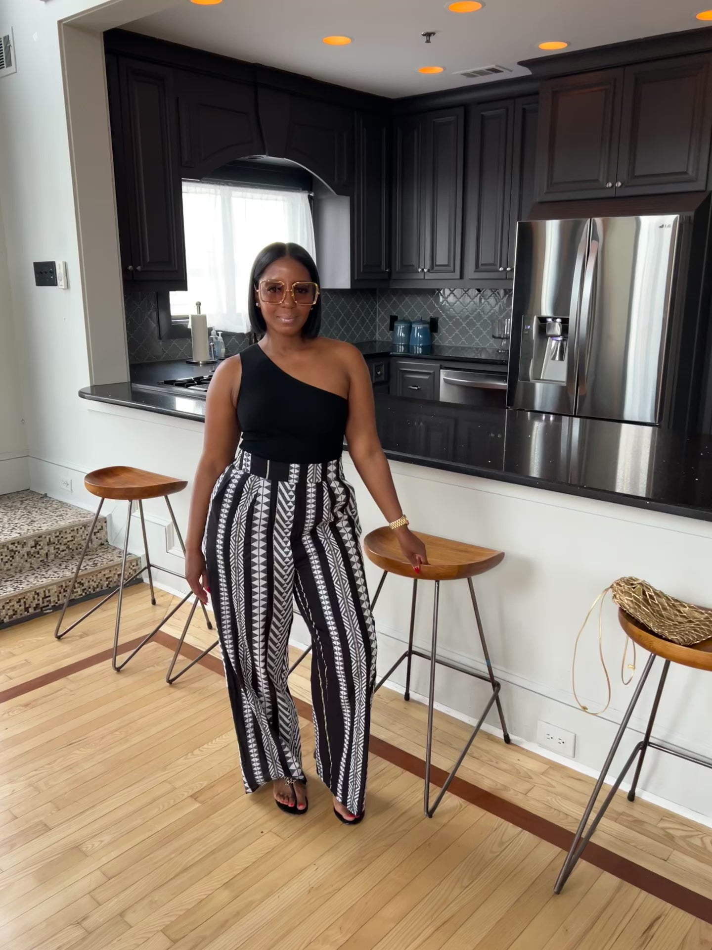 Aztec Wide Leg Pants
