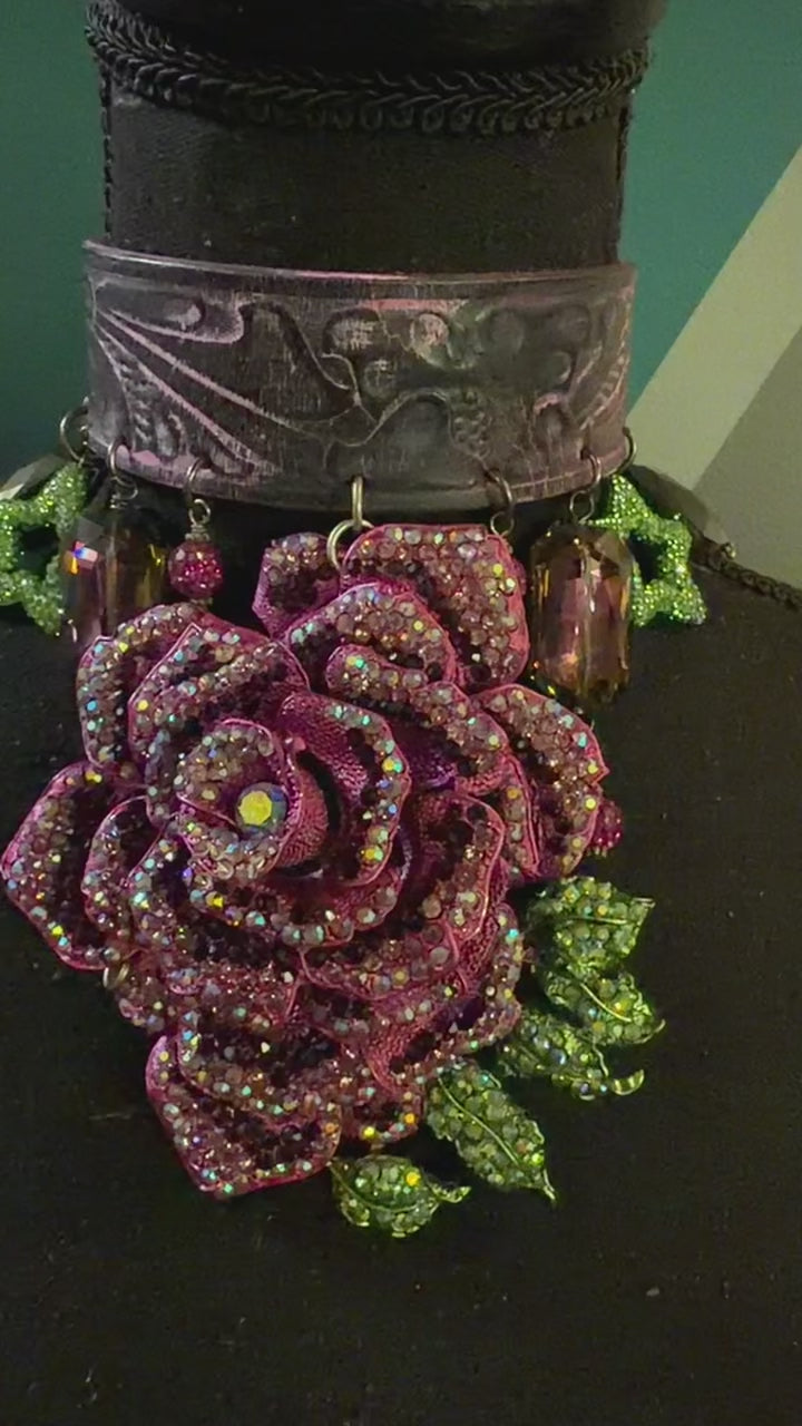 Midnight Bloom Choker