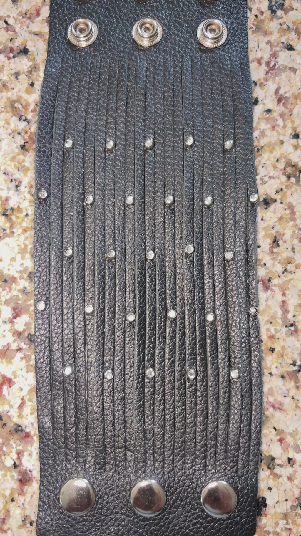 Fringe cuff bracelets
