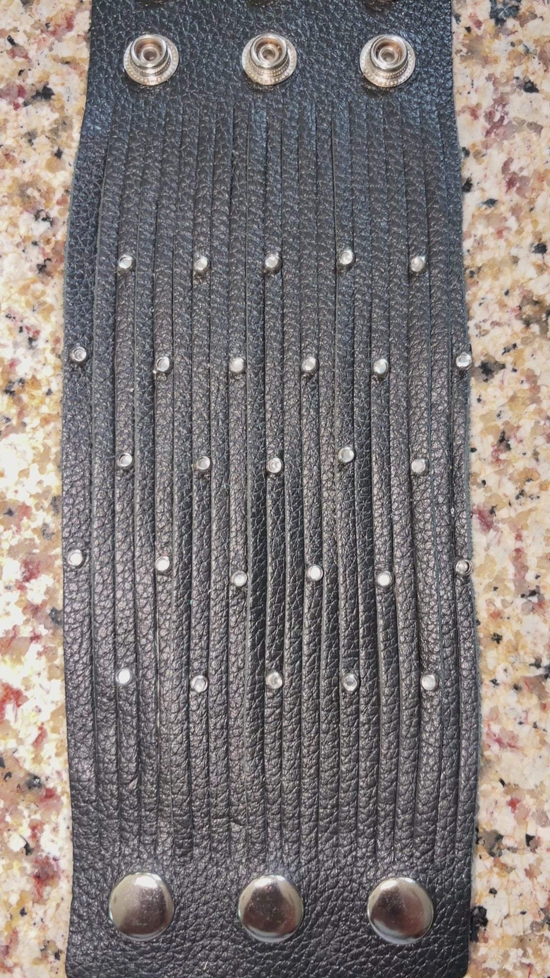 Fringe cuff bracelets