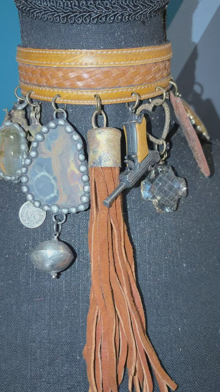 Outlaw Handmade Leather Choker
