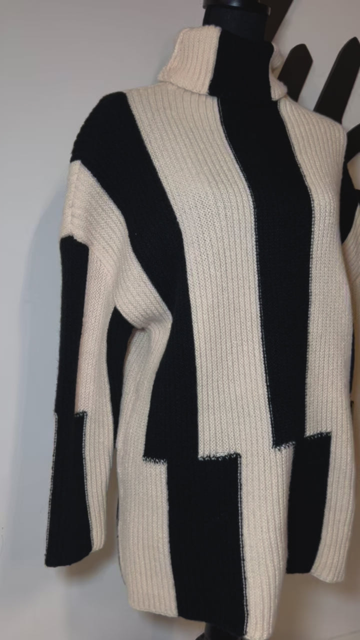 Cream & White Sweater | FINAL SALE
