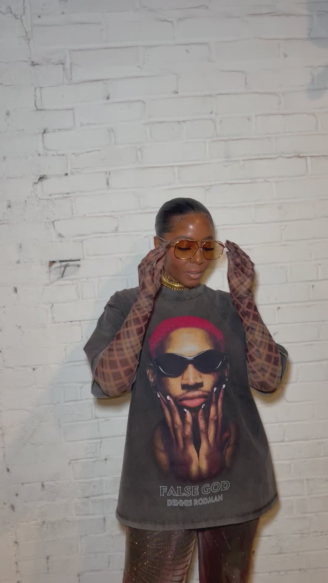 Celestial Dream Tie-Dye Crystal Jeans