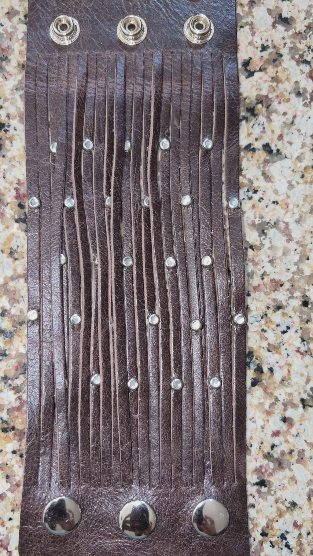 Fringe cuff bracelets