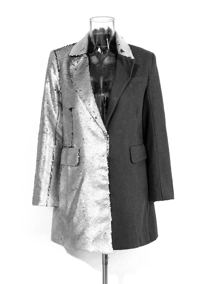 Half Sequin Blazer | FINAL SALE - The Vault by Sacha