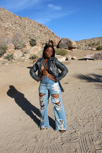 Desperado Distressed Leather Jacket