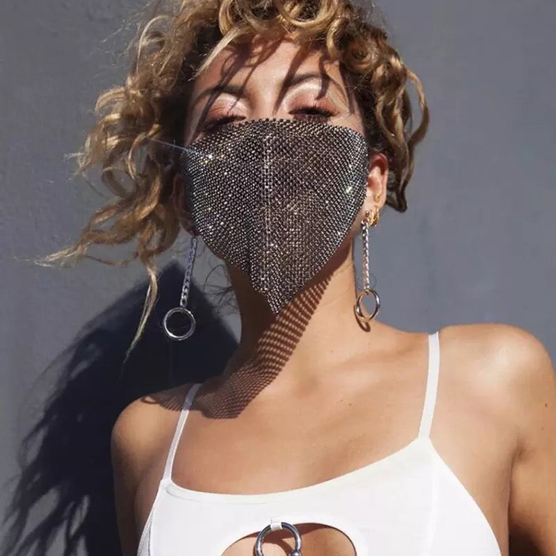 Blinged Out Face Mask - The Vault by Sacha