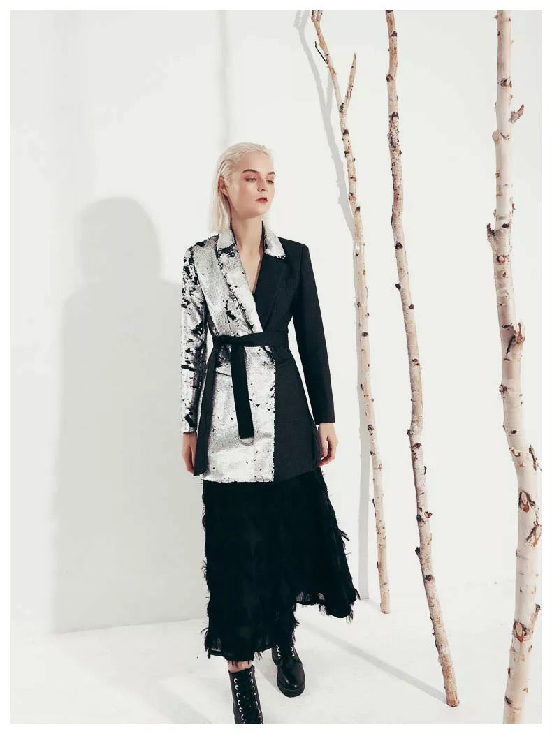 Half Sequin Blazer | FINAL SALE - The Vault by Sacha