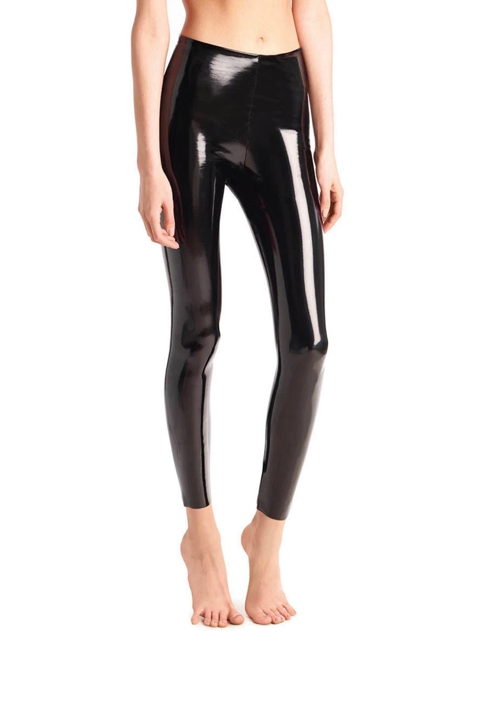 High Waist Control top Patent Leggings - The Vault by Sacha