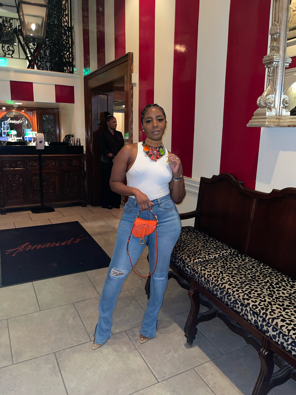 Vintage Split Bottom Stretch Jeans - The Vault by Sacha