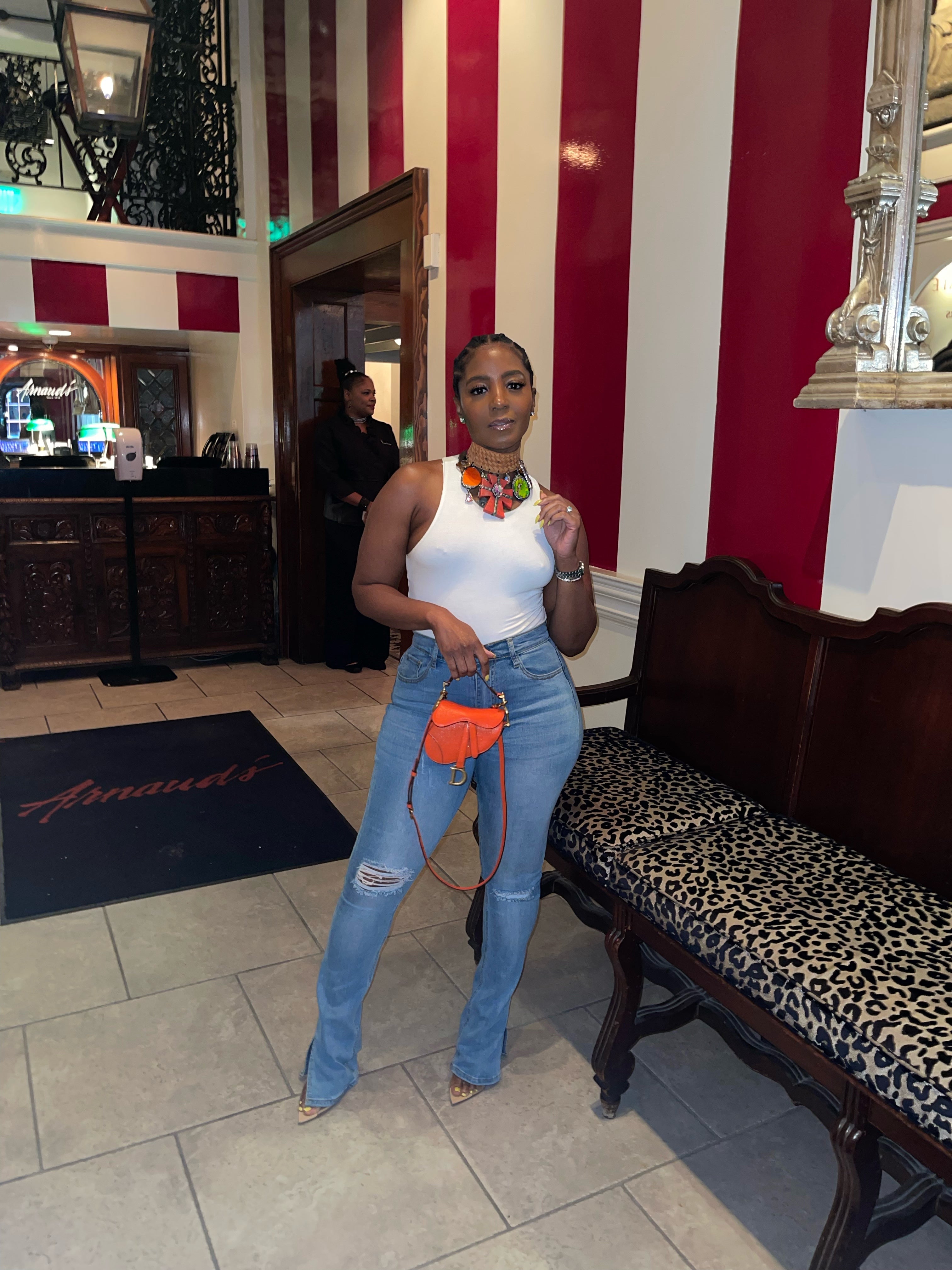 Vintage Split Bottom Stretch Jeans - The Vault by Sacha