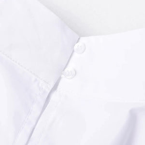 Runched Shirt/Dress White 5/25