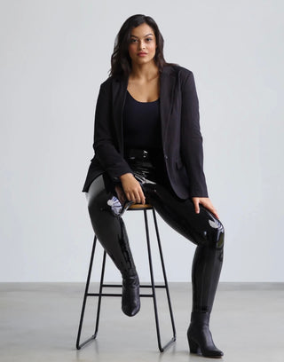 High Waist Control top Patent Leggings - The Vault by Sacha