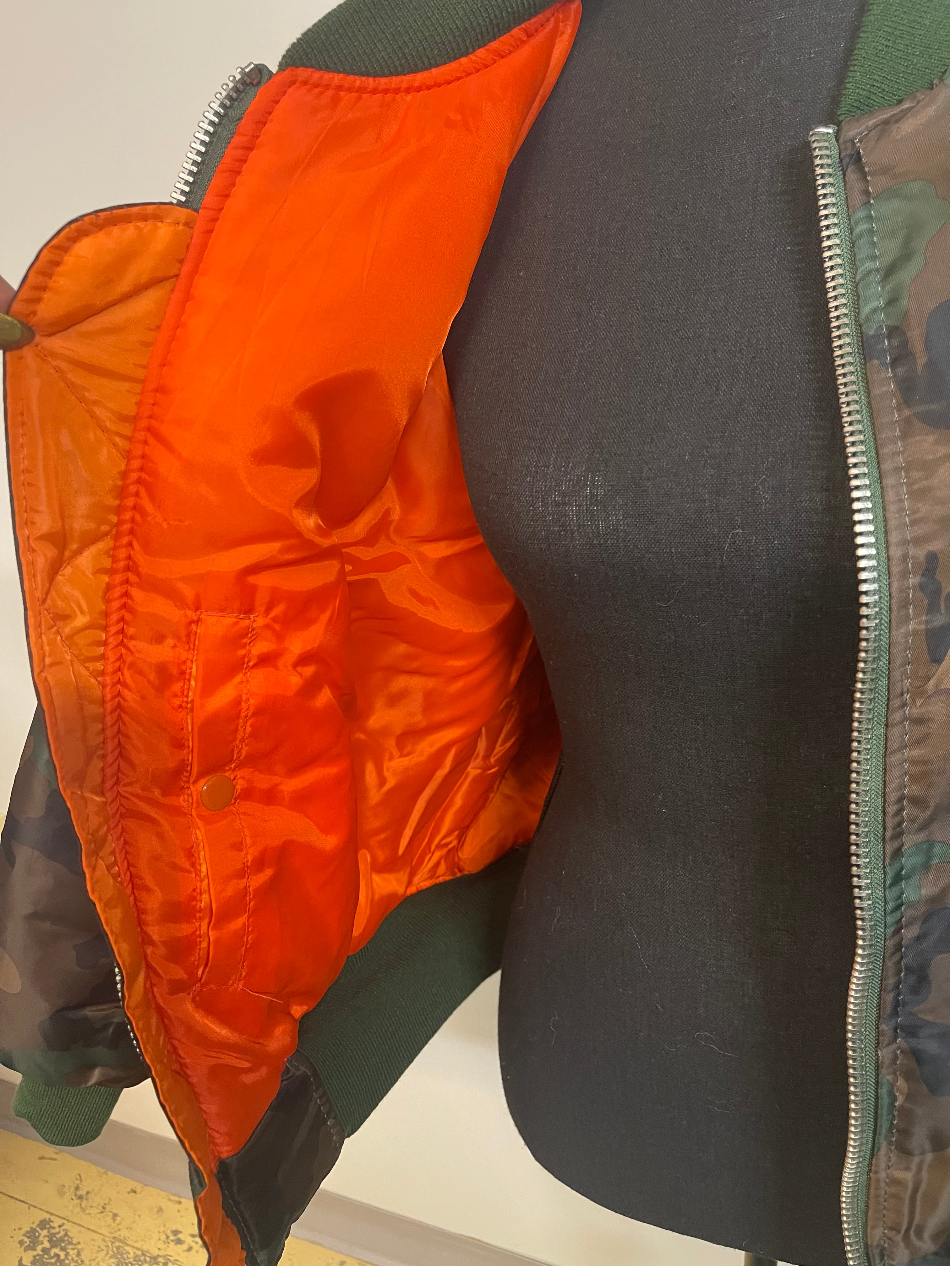 Camo Flight Jacket Bomber - The Vault by Sacha
