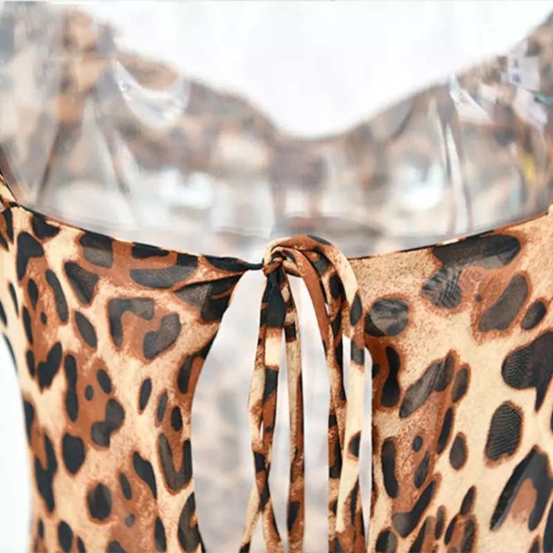 Sheer Leopard dress